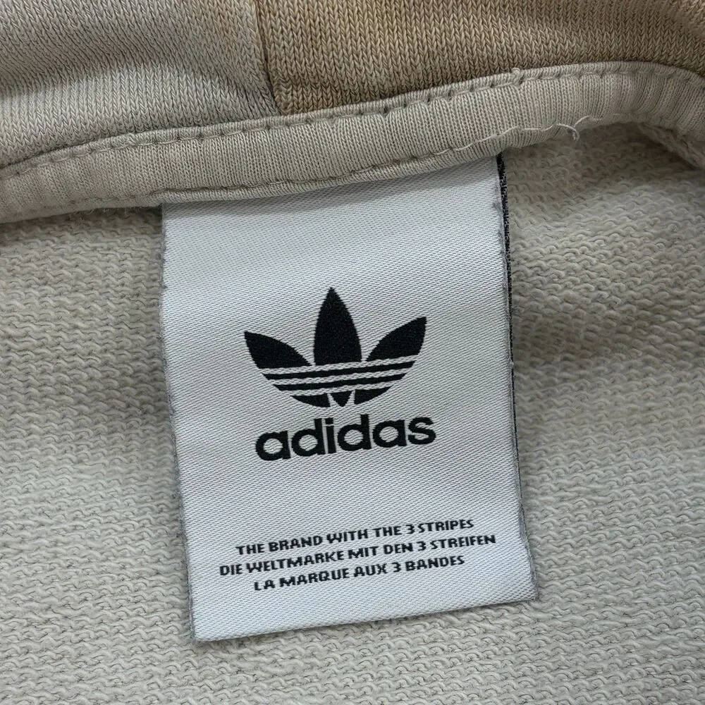 Adidas Originals Trefoil Hoodie Desert Camo Men’s XL Sleeve Pullover Tan